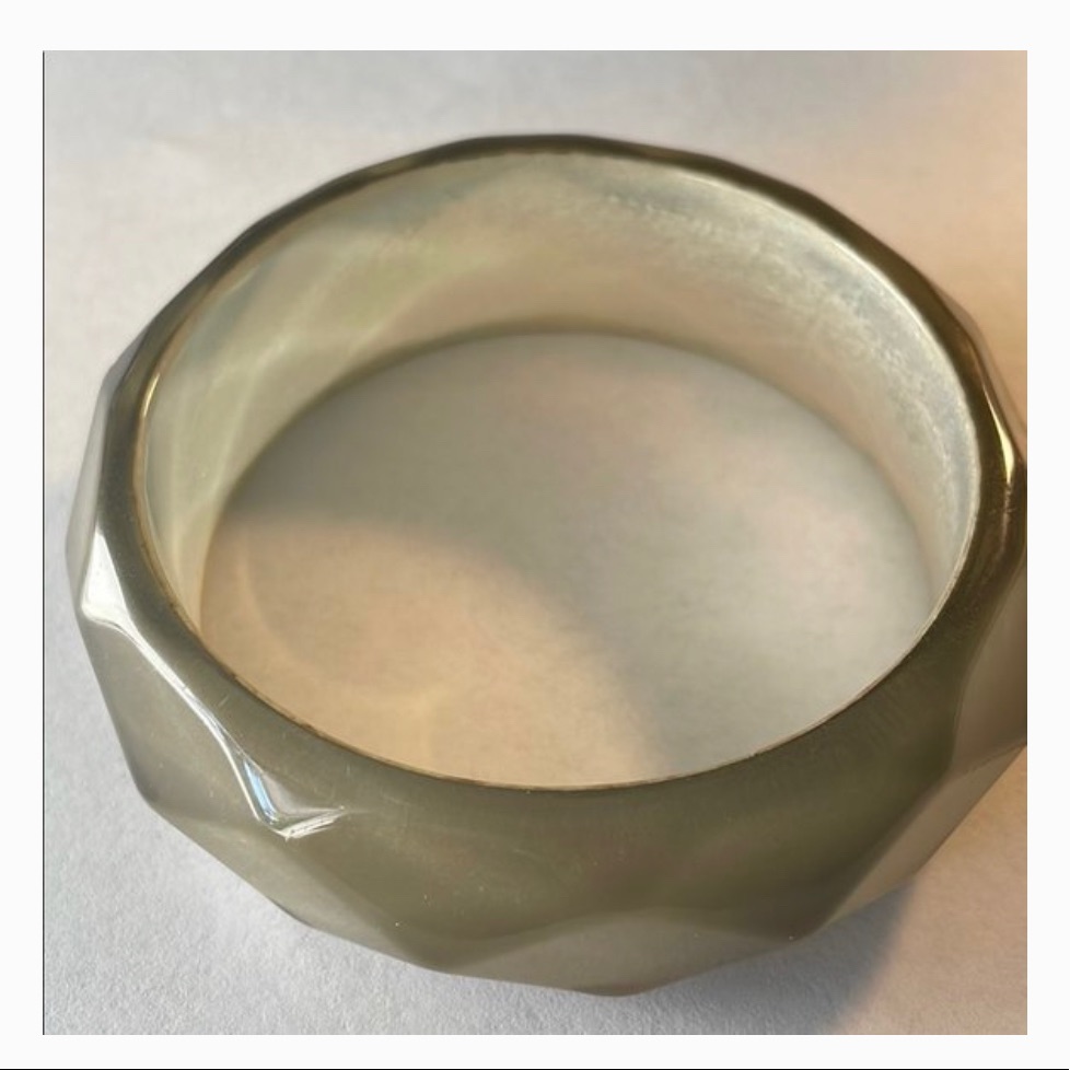 Gray Speckled Bangle